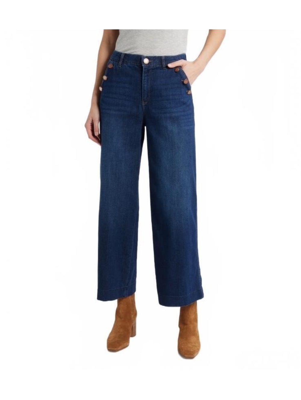 Ab'Solution Sailor Wide Leg Jeans-12